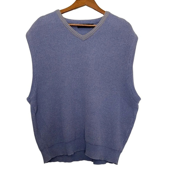 Ashworth Knit Sweater Vest Grandpacore Classic Golf Size Large - Picture 1 of 4